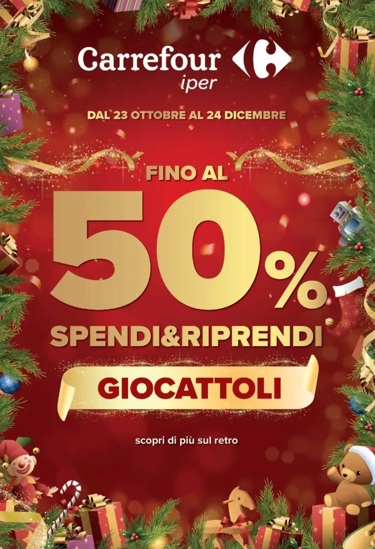 Carrefour volantino Iper Giocattolo dal 23/10/2026