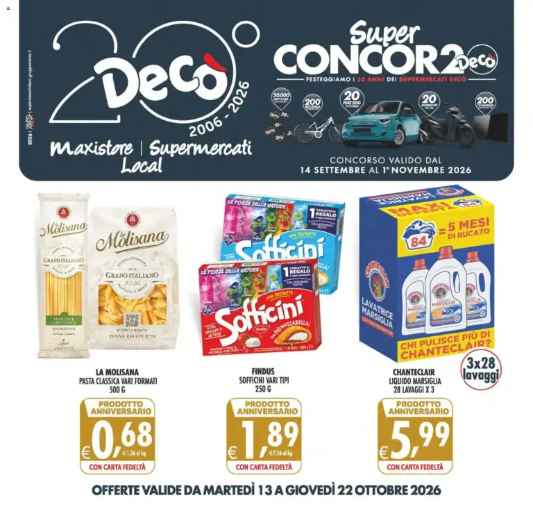 Decò volantino Maxistore, Supermercati, Local Sicilia dal 13/10/2026